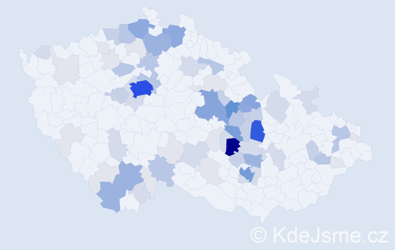 Příjmení: 'Šejnoha', počet výskytů 288 v celé ČR