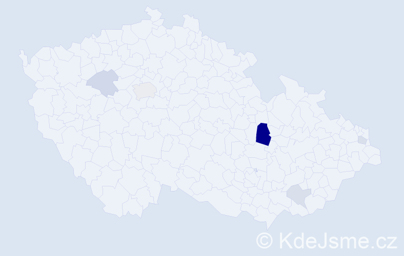 Příjmení: 'Cedzo', počet výskytů 12 v celé ČR