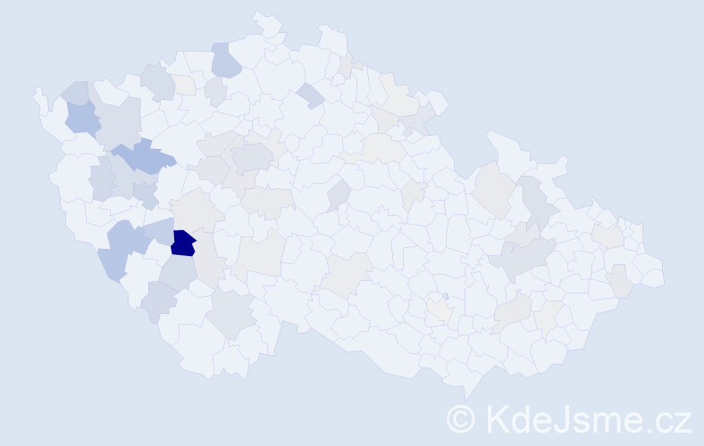 Příjmení: 'Lehečka', počet výskytů 241 v celé ČR