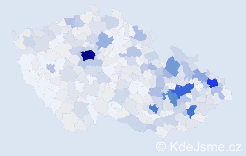 Příjmení: 'Langer', počet výskytů 2093 v celé ČR