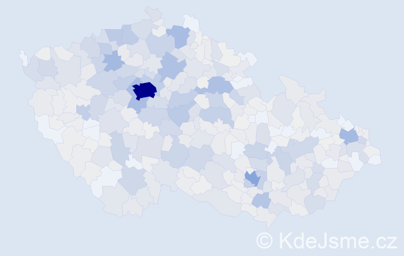 Příjmení: 'Charvát', počet výskytů 2951 v celé ČR