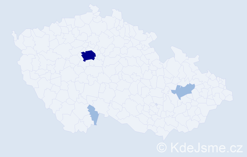 Příjmení: 'Smal', počet výskytů 6 v celé ČR