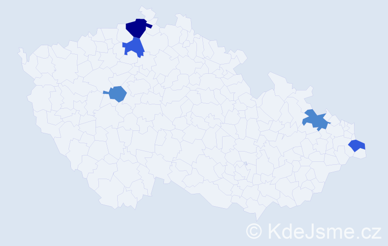 Příjmení: 'Takacsová', počet výskytů 15 v celé ČR