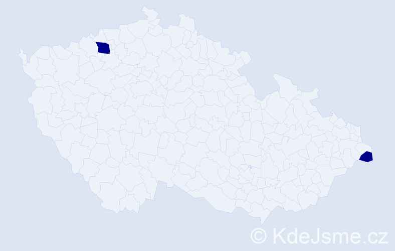 Příjmení: 'Forte', počet výskytů 2 v celé ČR