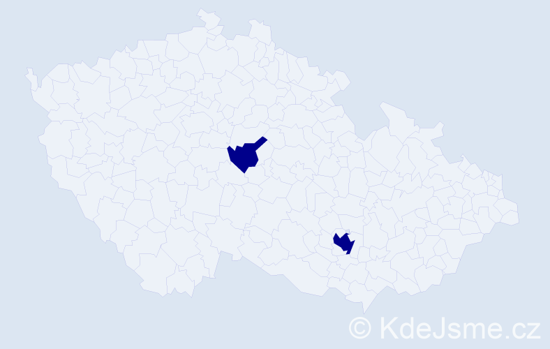 Příjmení: 'Bertolini', počet výskytů 2 v celé ČR