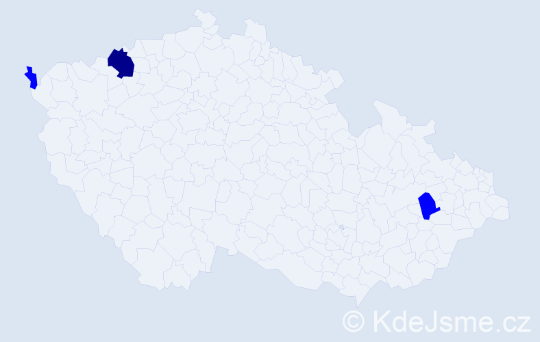 Příjmení: 'Andrejčuk', počet výskytů 4 v celé ČR