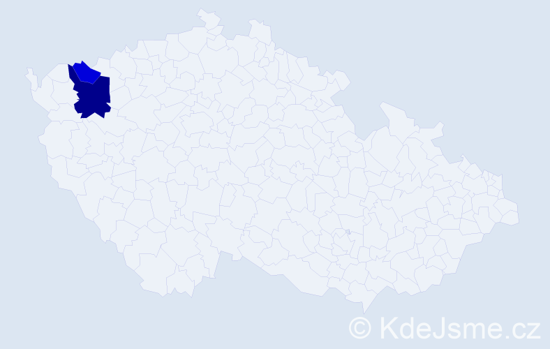 Příjmení: 'Gondzsalová', počet výskytů 4 v celé ČR
