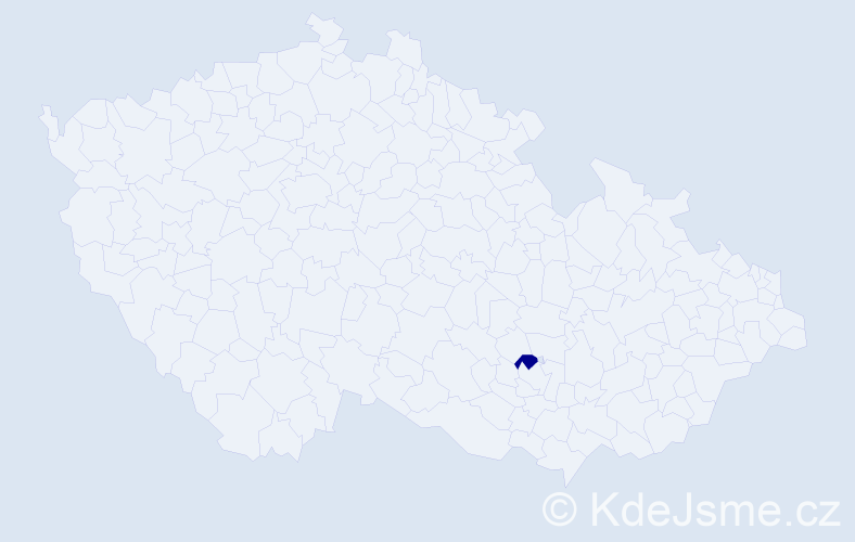 Příjmení: 'Levaneuskaya', počet výskytů 1 v celé ČR