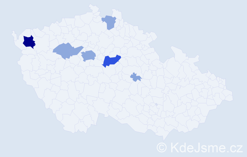 Příjmení: 'Legrová', počet výskytů 32 v celé ČR