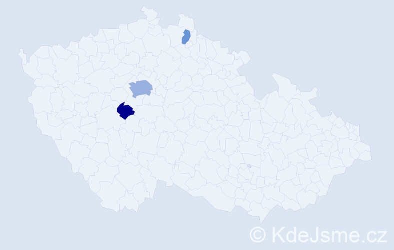 Příjmení: 'Ziebikerová', počet výskytů 8 v celé ČR