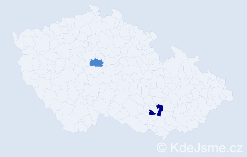 Příjmení: 'Hrycjuková', počet výskytů 4 v celé ČR