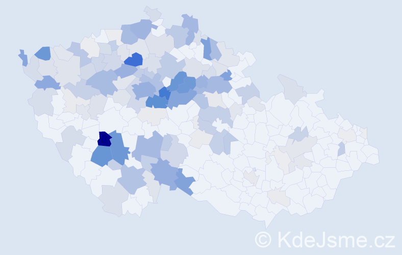 Příjmení: 'Hrouda', počet výskytů 573 v celé ČR