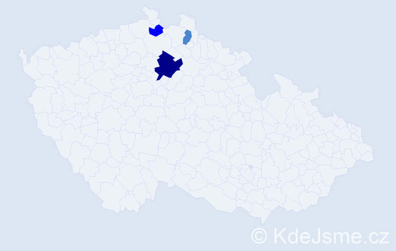 Příjmení: 'Kutlochová', počet výskytů 6 v celé ČR
