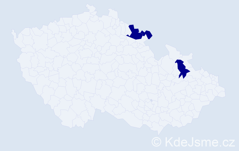 Příjmení: 'Rapán', počet výskytů 3 v celé ČR