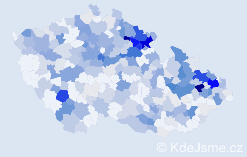 Příjmení: 'Bergerová', počet výskytů 1065 v celé ČR