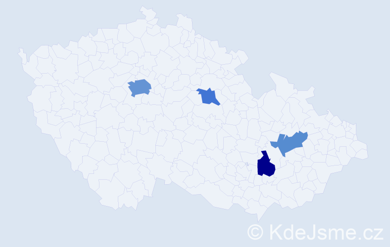 Příjmení: 'Sakh', počet výskytů 8 v celé ČR