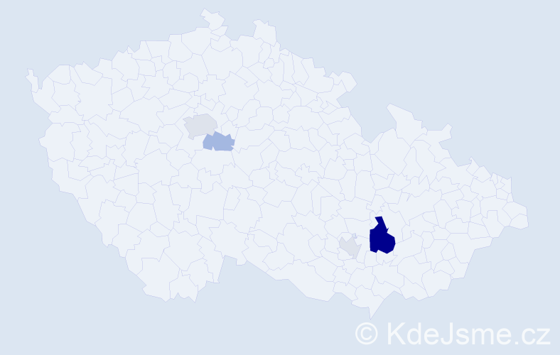 Příjmení: 'Ďuriníková', počet výskytů 11 v celé ČR