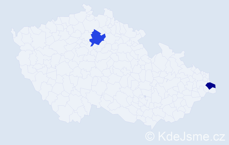 Příjmení: 'Skwara', počet výskytů 2 v celé ČR