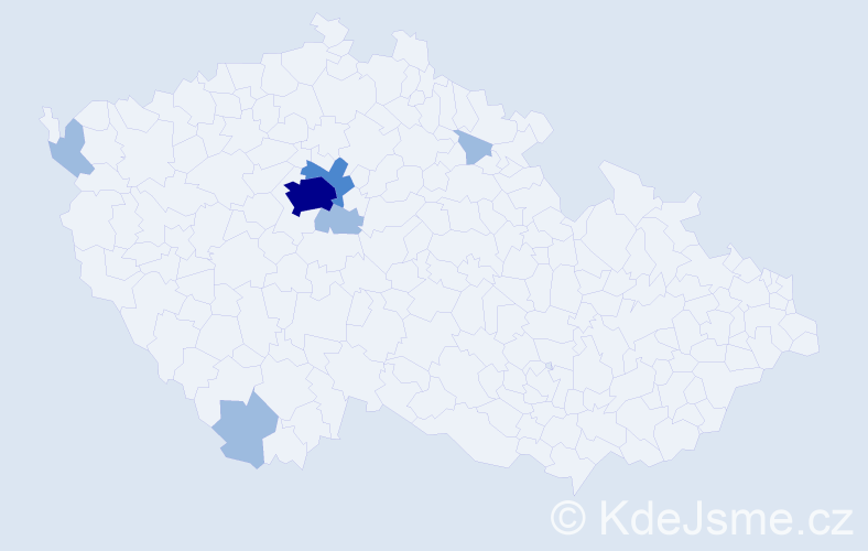 Příjmení: 'Engelen', počet výskytů 10 v celé ČR