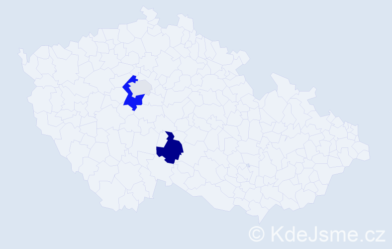 Příjmení: 'Aafjes', počet výskytů 6 v celé ČR