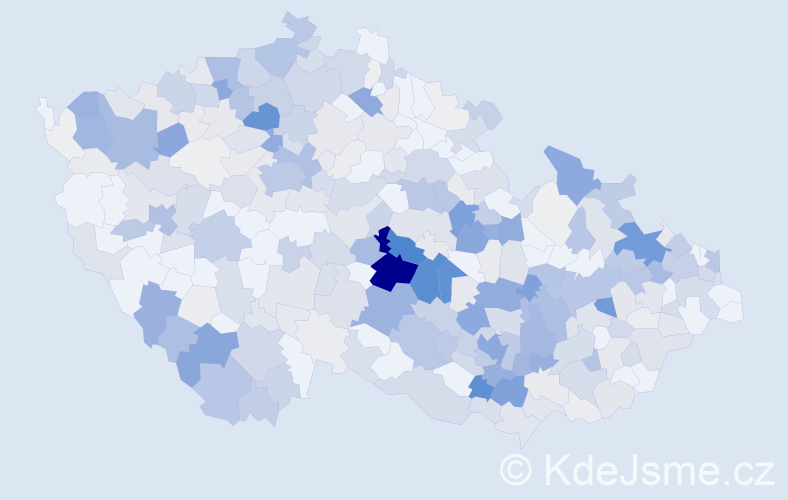 Příjmení: 'Klementová', počet výskytů 1572 v celé ČR