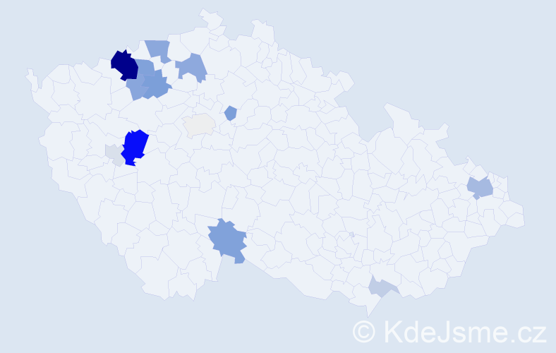 Příjmení: 'Adi', počet výskytů 40 v celé ČR