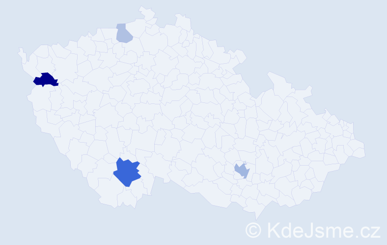 Příjmení: 'Savula', počet výskytů 22 v celé ČR