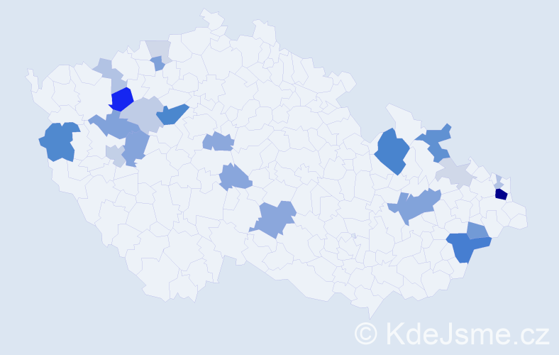 Příjmení: 'Schnaubeltová', počet výskytů 66 v celé ČR