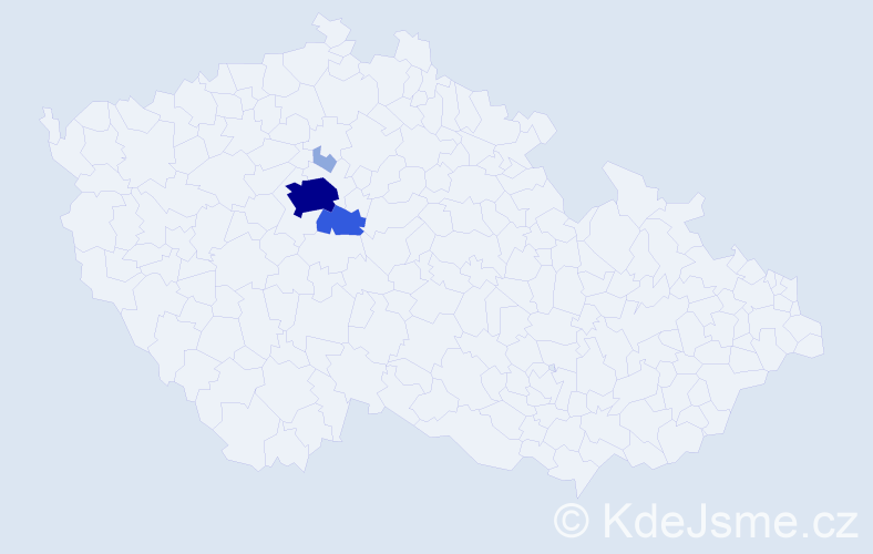 Příjmení: 'Neuhäuslová', počet výskytů 9 v celé ČR