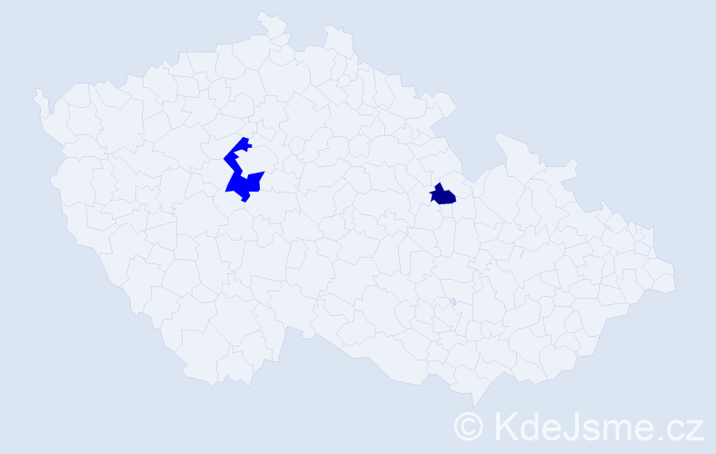 Příjmení: 'Reymanová', počet výskytů 3 v celé ČR