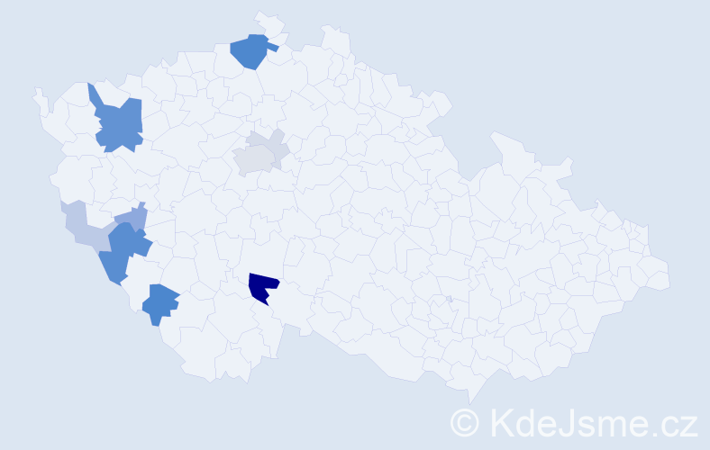 Příjmení: 'Pflanzer', počet výskytů 36 v celé ČR