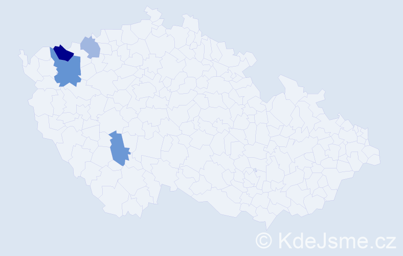 Příjmení: 'Kaššáková', počet výskytů 15 v celé ČR