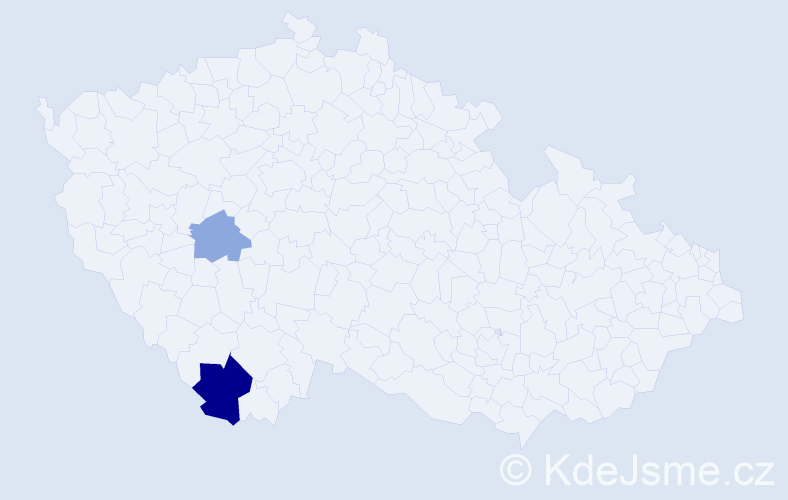 Příjmení: 'Meisetschläger', počet výskytů 4 v celé ČR