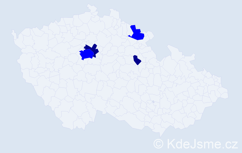 Příjmení: 'Hellige', počet výskytů 6 v celé ČR