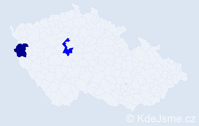 Příjmení: 'Blatnická', počet výskytů 9 v celé ČR