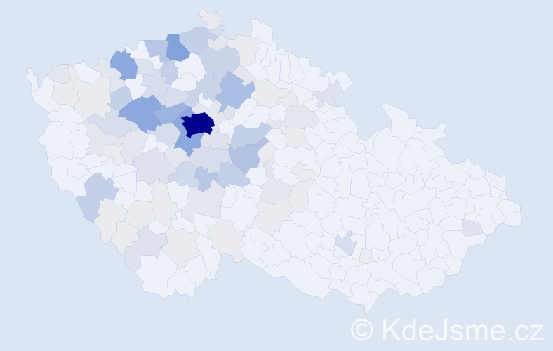 Příjmení: 'Bechyňová', počet výskytů 352 v celé ČR