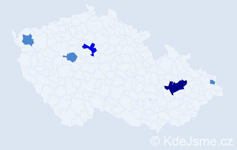 Příjmení: 'Mlynaričová', počet výskytů 8 v celé ČR