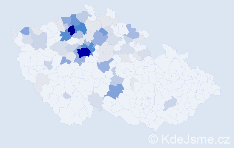 Příjmení: 'Laube', počet výskytů 296 v celé ČR