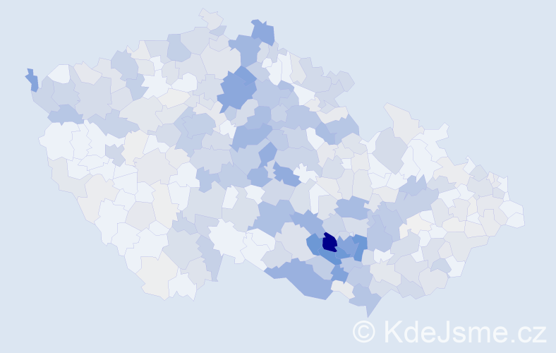 Příjmení: 'Smutná', počet výskytů 1683 v celé ČR