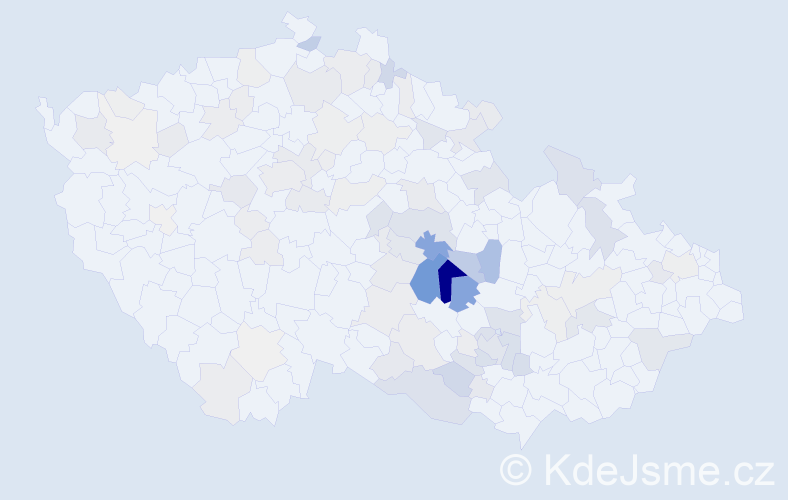 Příjmení: 'Bukáček', počet výskytů 416 v celé ČR