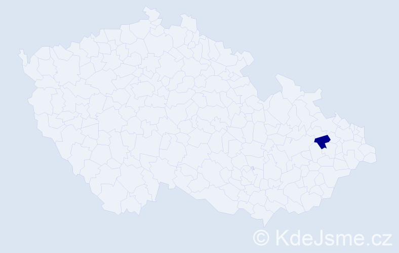 Příjmení: 'Sukhan', počet výskytů 1 v celé ČR