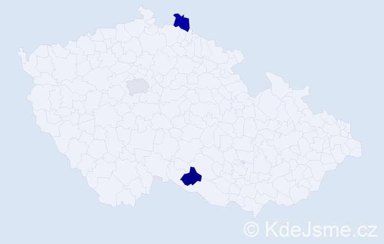 Příjmení: 'Buraková', počet výskytů 3 v celé ČR