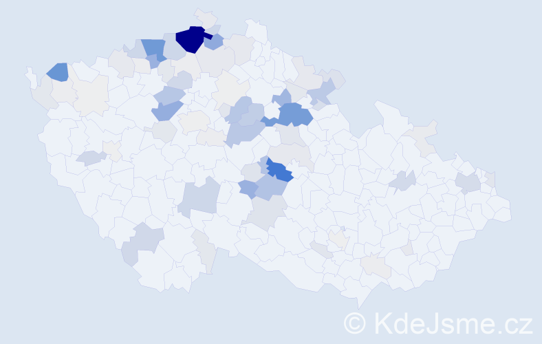 Příjmení: 'Dzurko', počet výskytů 393 v celé ČR