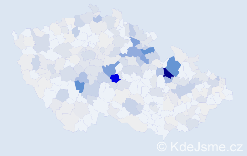 Příjmení: 'Hrochová', počet výskytů 876 v celé ČR