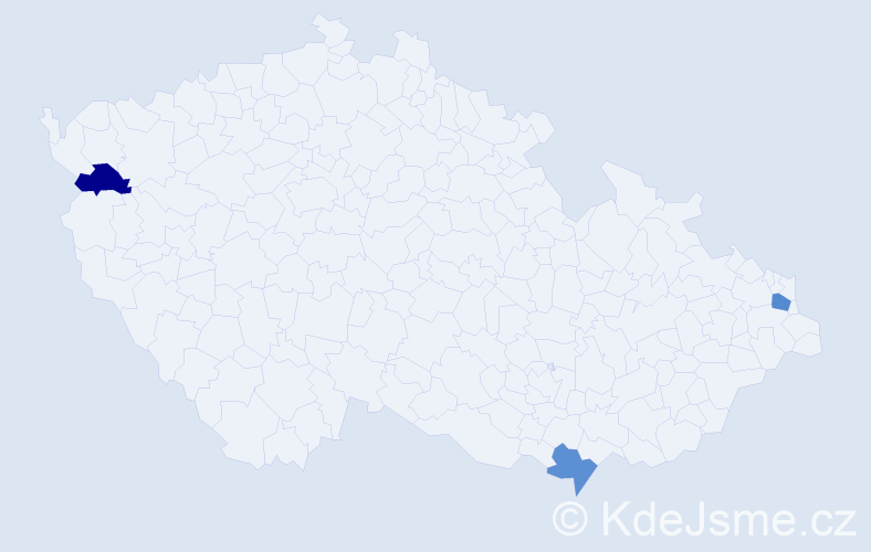 Příjmení: 'Krönesová', počet výskytů 7 v celé ČR