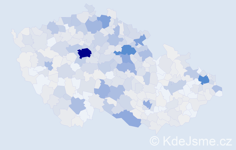 Příjmení: 'Samková', počet výskytů 1893 v celé ČR