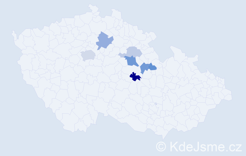 Příjmení: 'Bartaloš', počet výskytů 27 v celé ČR