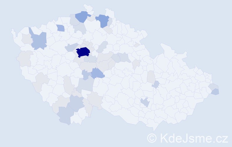 Příjmení: 'Kulišová', počet výskytů 132 v celé ČR
