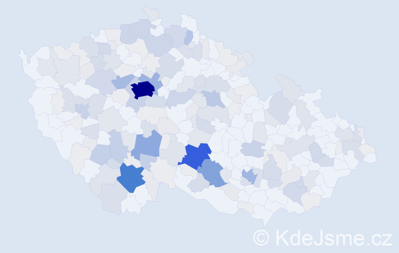 Příjmení: 'Honsová', počet výskytů 753 v celé ČR