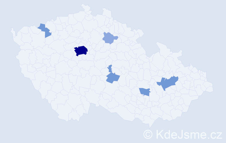Příjmení: 'Stiessová', počet výskytů 15 v celé ČR